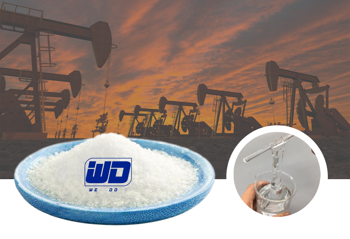 Viscosity of polyacrylamide used as waterproofing agent for petroleum mining