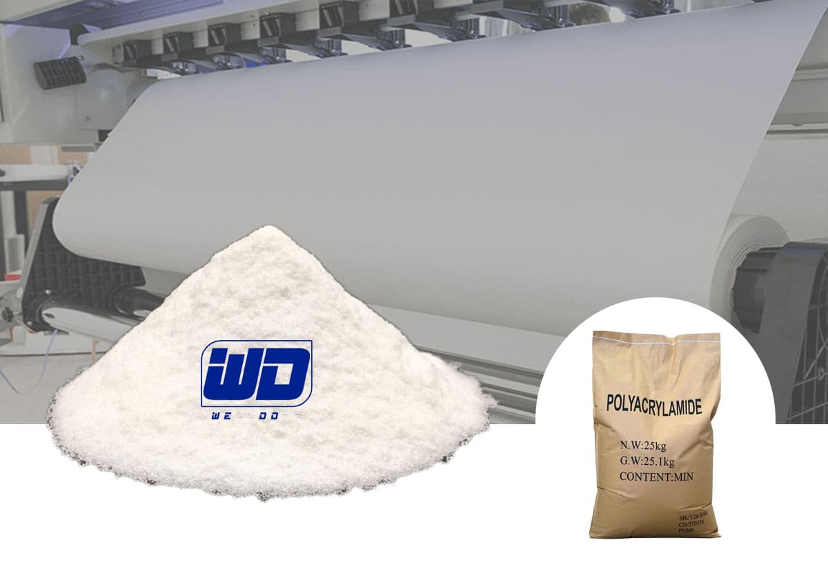 Anionic polyacrylamide as paper making additive