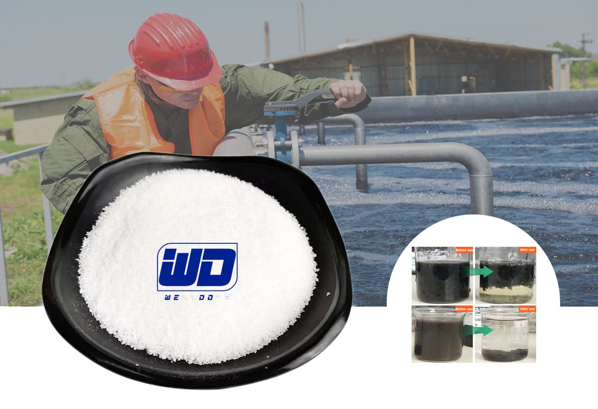 Anionic polyacrylamide good price for wasted water treatment