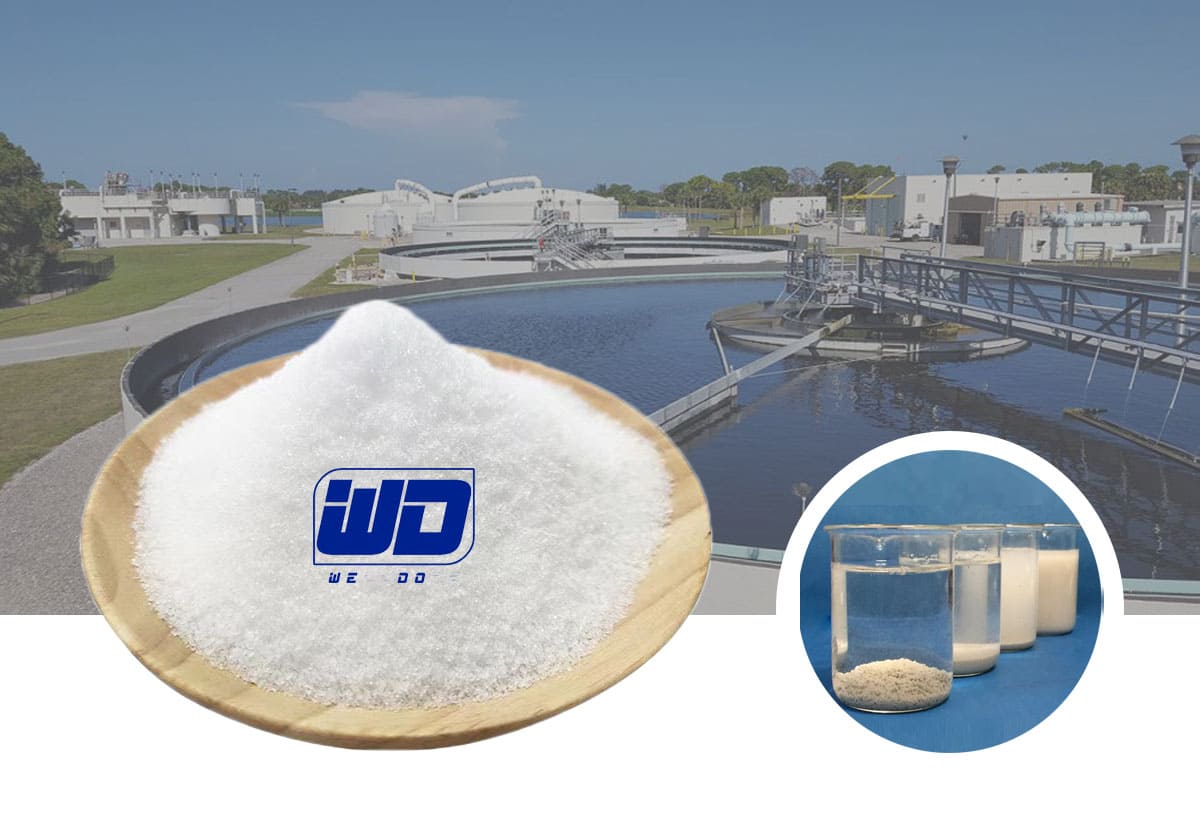 Polyacrylamide Polyelectrolyte White Powder For MUNICIPAL Wastewater Treatment